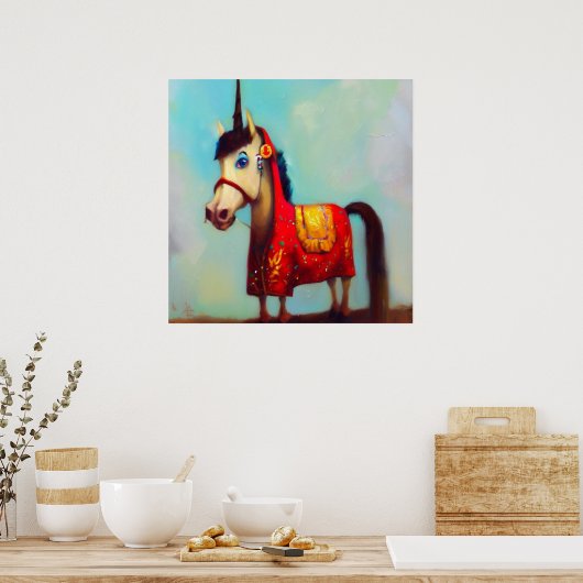 Pferdejahr 7 poster (Küche)