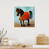 Pferdejahr 9 poster (Küche)