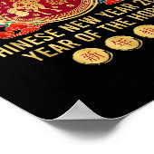Pferdejahr - Chinesisches Neujahr 2026 Poster (Ecke)