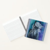 Pferdejournal Watercolor Boho Chic Custom Notebook Notizblock (Innenseite)