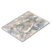 Pferdekaffee-Tee und Tintenpatronenheft Notizblock (Linke Seite)