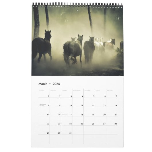Pferdekalender 2017 kalender (Mär 2026)