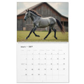 Pferdekalender 2027, Pferd Kalender (Mär 2027)