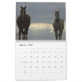 Pferdekalender des Entwurfs-#1 Kalender (Feb 2027)