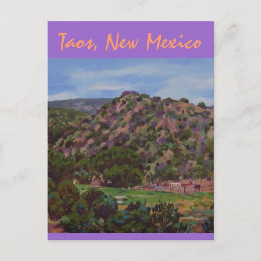 'Pferdekanyon' Postkarte (Vorderseite)