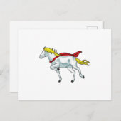Pferdekap Postkarte (Vorne/Hinten)