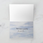 Pferdekarte Beileid Karte (Innenseite)