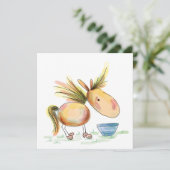 Pferdekarte, Geburtstagskarte für Pferdeliebhaber Feiertagskarte (Stehend Vorderseite)