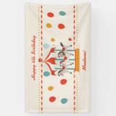 Pferdekarussell-Fahne Banner (Vertikal)