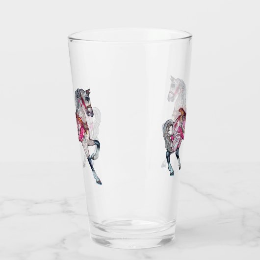 Pferdekarussell Glas-Schale Glas (Links)