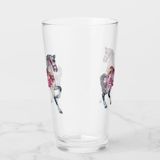 Pferdekarussell Glas-Schale Glas (Rechts)