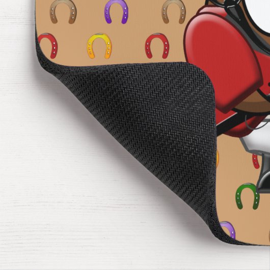 Pferdekauz Mousepad (Ecke)