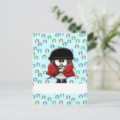 Pferdekauz Postkarte (Stehend Vorderseite)