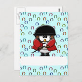 Pferdekauz Postkarte (Vorne/Hinten)