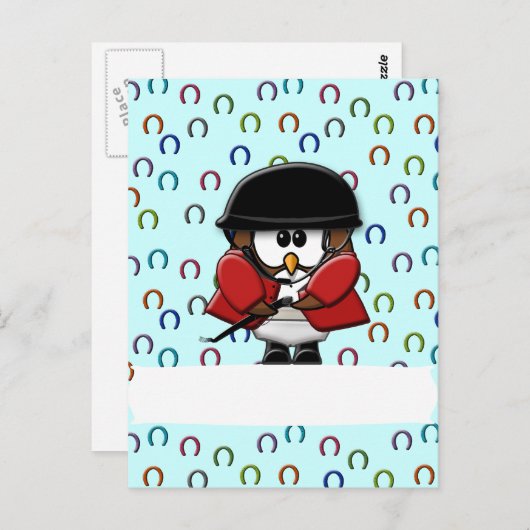 Pferdekauz Postkarte (Vorne/Hinten)