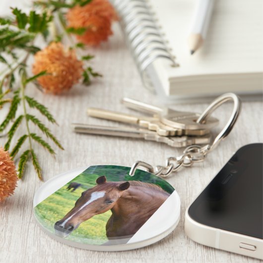 Pferdekette Schlüsselanhänger (Vorderseite rechts)