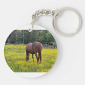Pferdekette Schlüsselanhänger (Rückseite)
