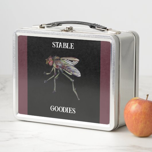 Pferdekiste Metall Brotdose (Beispiel)