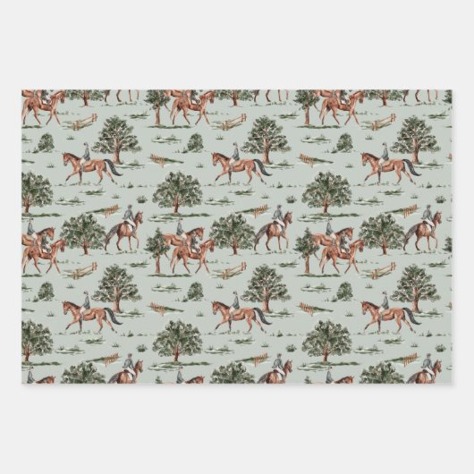 Pferdeklassiker Geschenkpapier Set (Vorderseite 2)