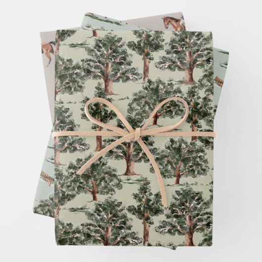 Pferdeklassiker Geschenkpapier Set (Beispiel)