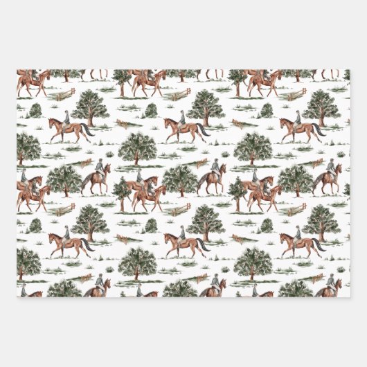 Pferdeklassiker Geschenkpapier Set (Vorderseite 2)