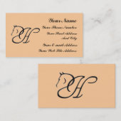 Pferdeklassische ReiterVisitenkarte des Visitenkarte (Vorne/Hinten)