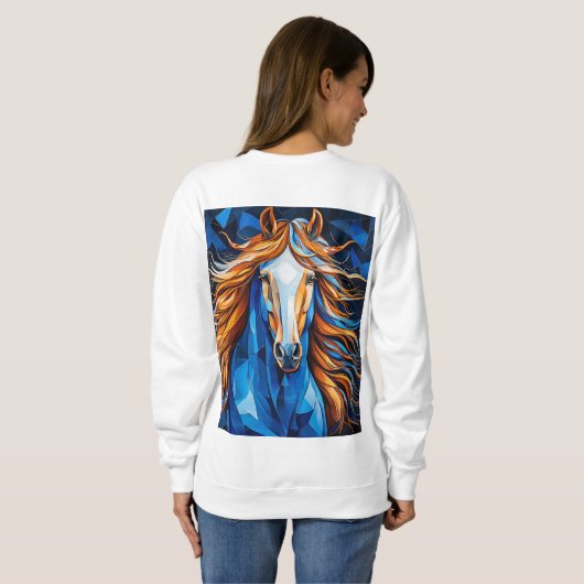 Pferdekleber Sweatshirt (Schwarz voll)