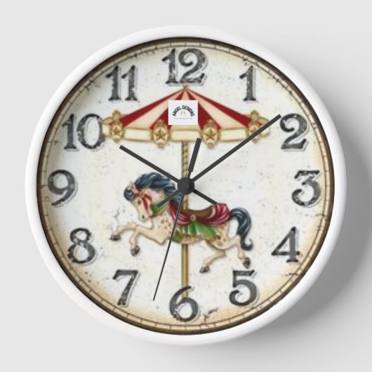 Pferdeklemme Uhr (Vorderseite)