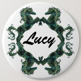 Pferdeknopf-Abzeichen Button