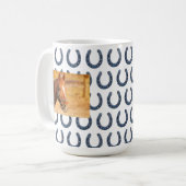 Pferdekollektion Foto Eigene Horseshoe Kaffeetasse (Vorderseite Links)