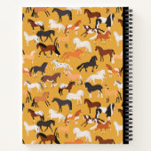 Pferdekomposition Notebook mit Wendeschleife Notizblock (Rückseite)