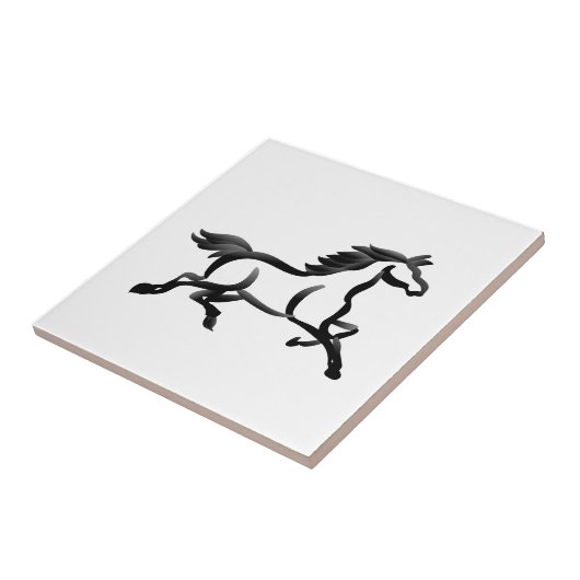 PferdeKontur Fliese (Seite)