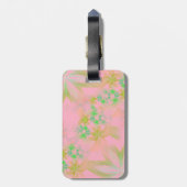 Pferdekopf auf Blumenhintergrund, Gepäckanhänger (Rückseite vertikal)