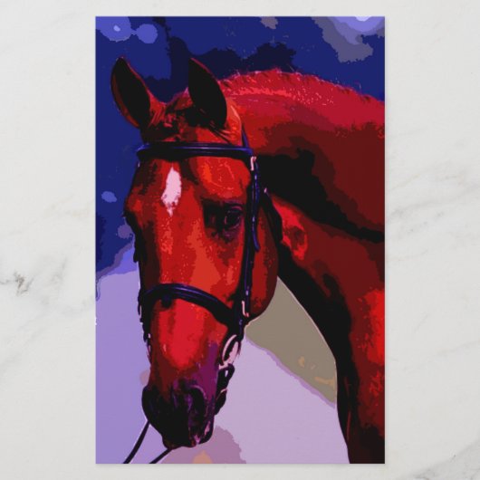 Pferdekopf Briefpapier (Vorderseite)