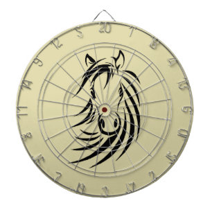 Pferdekopf Dartscheibe
