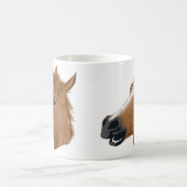 Pferdekopf-gruselige Maske Kaffeetasse (Mittel)