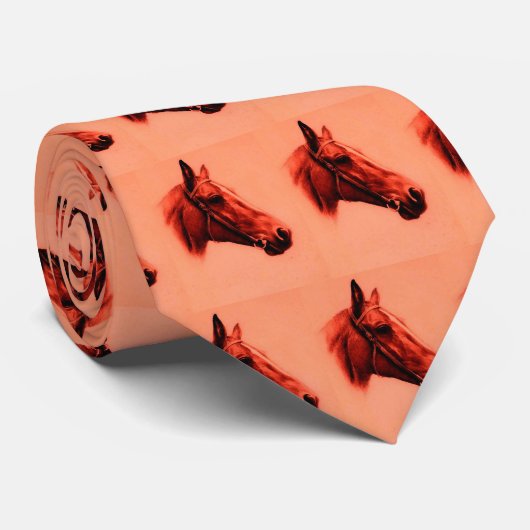 Pferdekopf Krawatte (Gerollt)