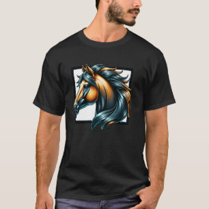 Pferdekopf Kunst Für Pferdeliebhaber Pferde T-Shirt