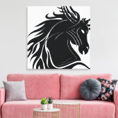 Pferdekopf Leinwanddruck (Insitu (Wohnzimmer))