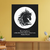 Pferdekopf Leinwanddruck (Insitu (Wohnzimmer))