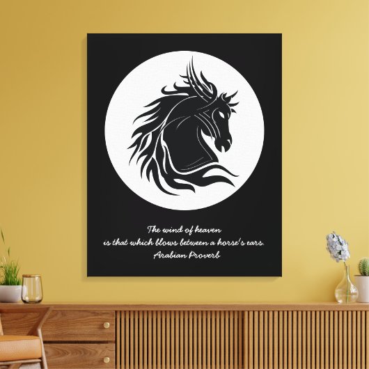 Pferdekopf Leinwanddruck (Insitu (Wohnzimmer))