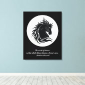 Pferdekopf Leinwanddruck (Insitu (Holzboden))