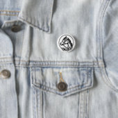 Pferdekopf mit Blume Button (Beispiel)