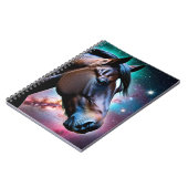 Pferdekopf mit Galaxy-Hintergrund Notizblock (Linke Seite)
