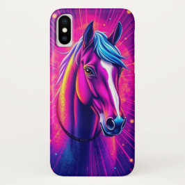 Pferdekopf Neon Graphic - Mobile Case-Mate iPhone Hülle