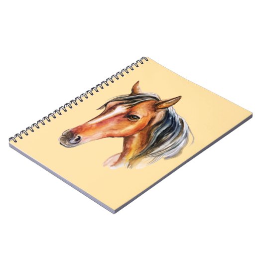 Pferdekopf Notizblock (Linke Seite)