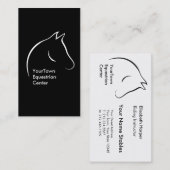 Pferdekopf-Reitzentrum Visitenkarte (Vorne/Hinten)