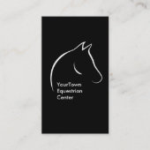 Pferdekopf-Reitzentrum Visitenkarte (Vorderseite)