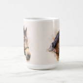Pferdekopf-Tasse Kaffeetasse (Mittel)