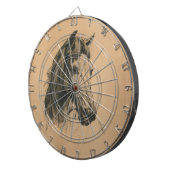 Pferdekopf (von Heywood Hardy) Dartscheibe (Vorderseite rechts)